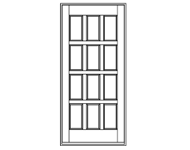 illustration of andersen 805 style door